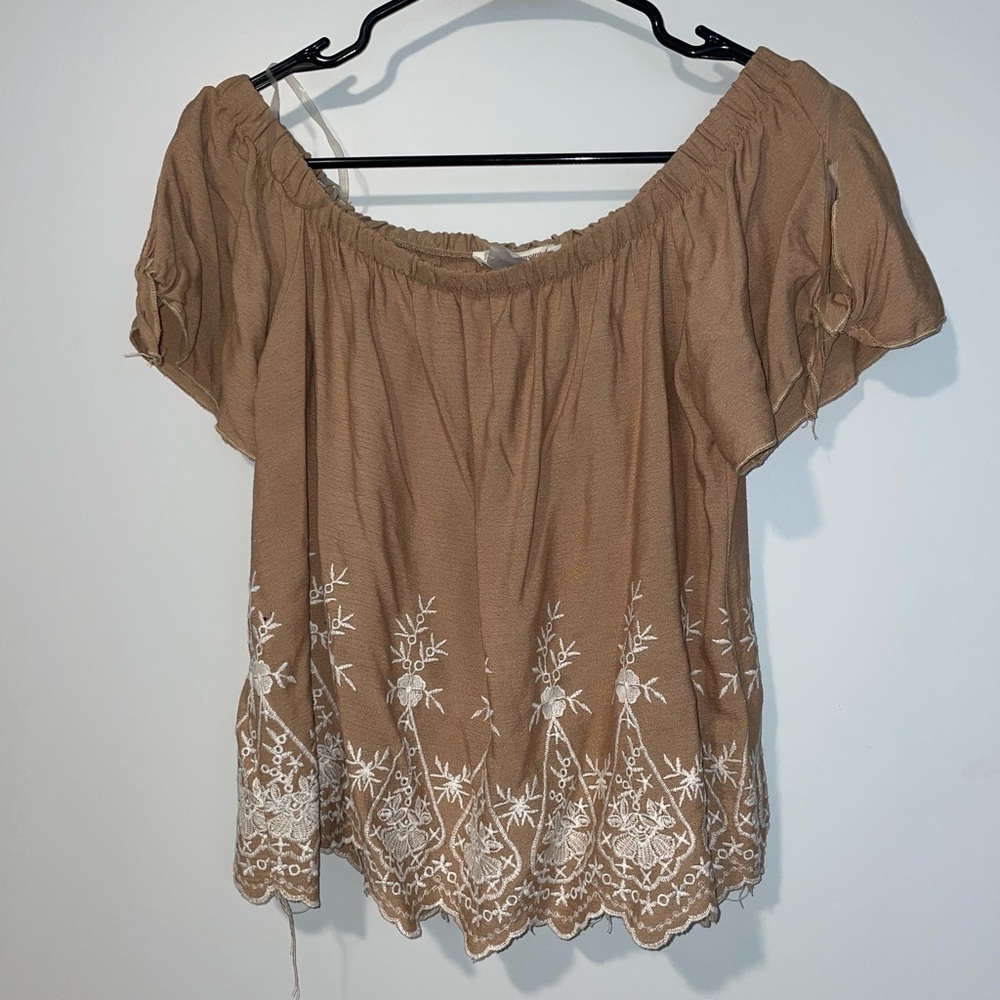 Off the shoulders top